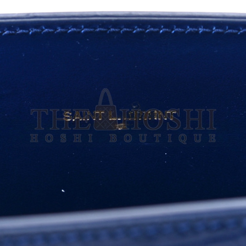 Y51 BLUE CROC EMBOSSED LEATHER NANO CLASSIC SAC DE JOUR TOTE 392035DND1N4150 (22*18*10.5cm) Master Quality